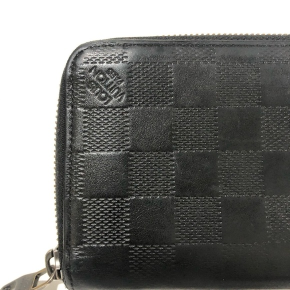 Authentic Louis Vuitton Damier Infini Vertical Leather Zippy Round Long Wallet - Picture 7 of 16
